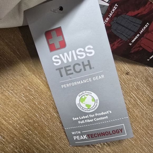 Swiss Tech Girls 4-in-1 Systems Hooded Puffer Zip Outerwear Jacket - Picture 15 of 15